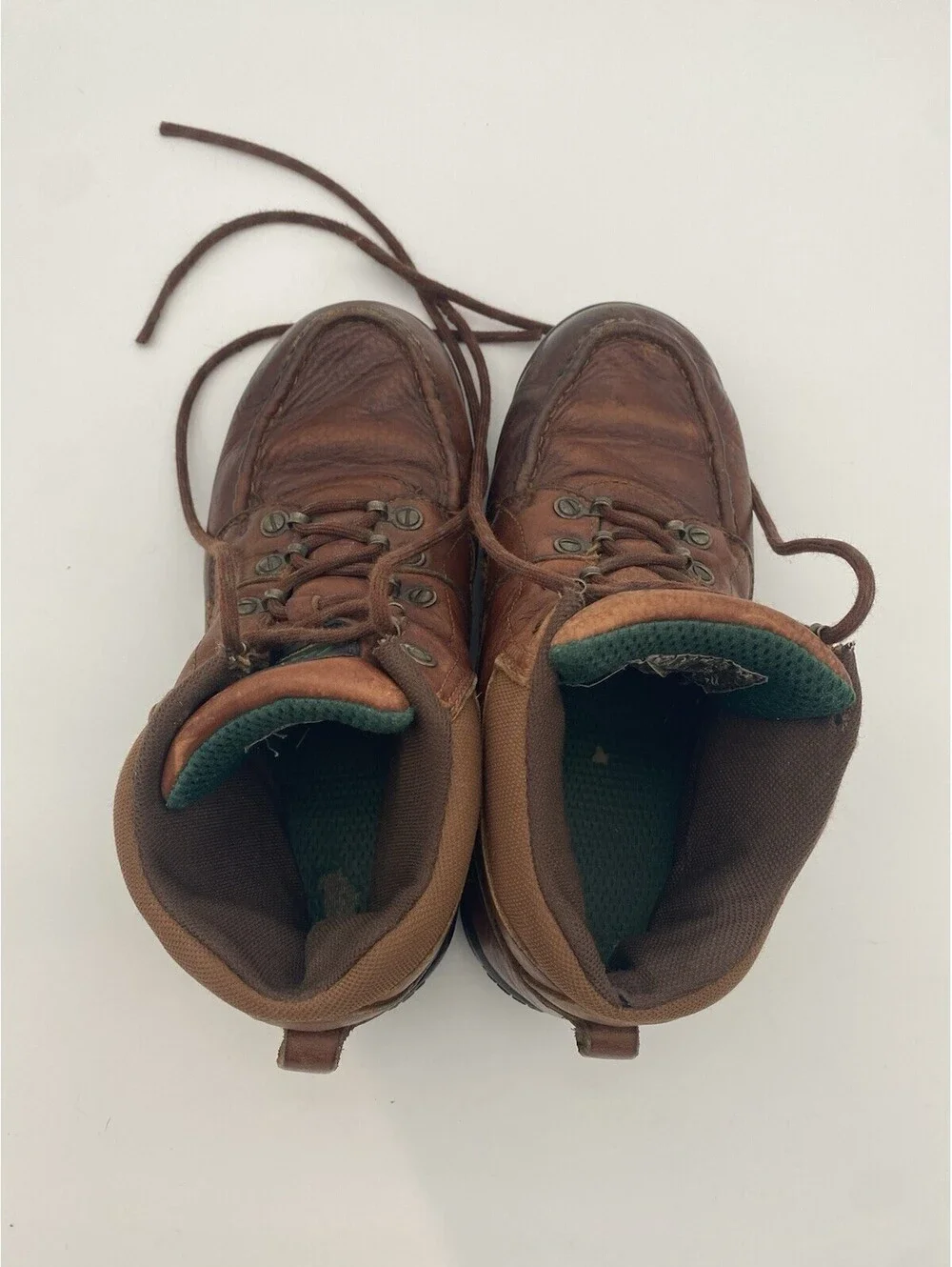 John Deere Men's Size 10 M Brown Leather Waterproof Ankle Boots - Florsheim